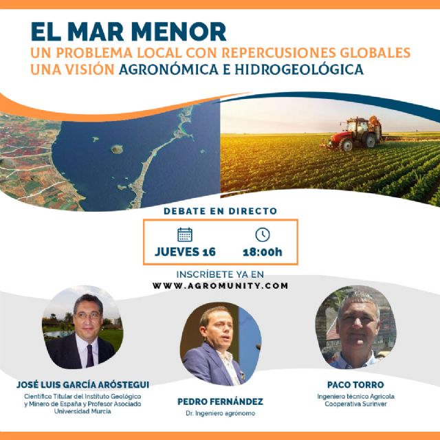 Expertos analizarán en una charla online las posibles soluciones técnicas y científicas al estado del Mar Menor - 1, Foto 1