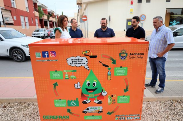 Archena cuenta con 10 contenedores repartidos por todo el municipio para depositar aceite usado de cocina - 2, Foto 2