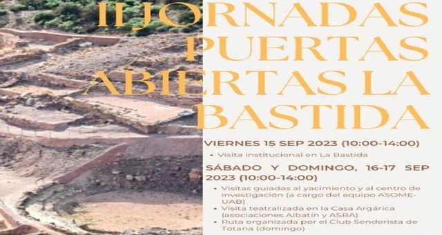 Las II Jornadas de Puertas Abiertas de La Bastida arrancan este viernes con una visita institucional, y serán abiertas al público sábado y domingo - 1, Foto 1