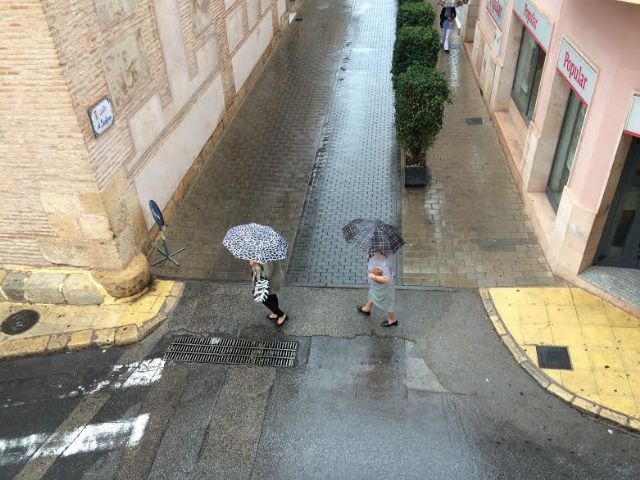 Se registran lluvias moderadas por el momento en Totana, Foto 2