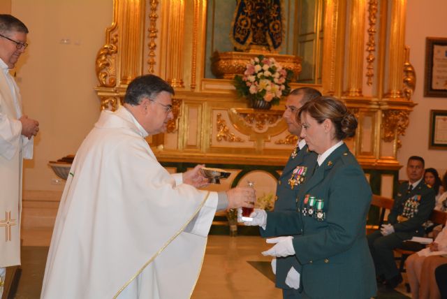 El teniente de la Guardia Civil, Joaquín Guillamón, agradece la colaboración ciudadana en su discurso del Día del Pilar - 3, Foto 3