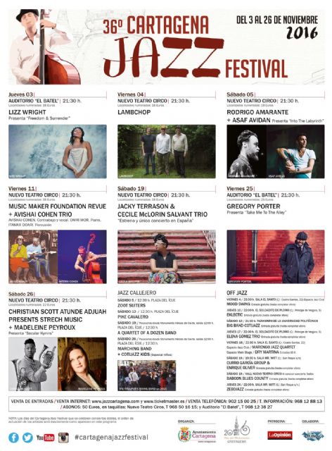 El Cartagena Jazz Festival apuesta por los conciertos en salas y calles de la ciudad en su 36 edición - 2, Foto 2