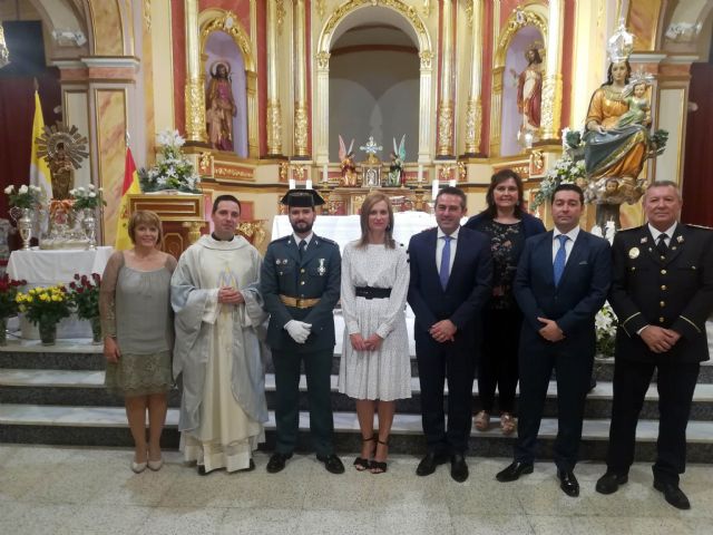 El alcalde de Alcantarilla, Joaquín Buendía, asiste a los actos de celebración de la Patrona de la Guardia Civil en Las Torres de Cotillas - 2, Foto 2