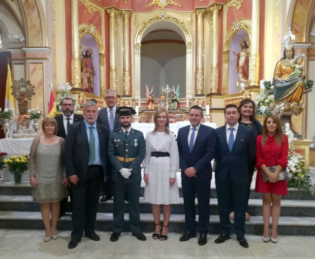 El alcalde de Alcantarilla, Joaquín Buendía, asiste a los actos de celebración de la Patrona de la Guardia Civil en Las Torres de Cotillas - 4, Foto 4