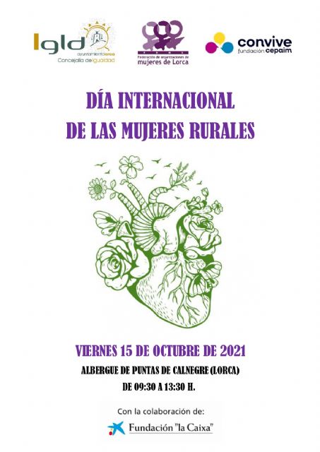 Lorca conmemorará el Día Internacional de la Mujer Rural con una jornada de convivencia en el Albergue de Puntas de Calnegre el próximo viernes, 15 de octubre - 2, Foto 2