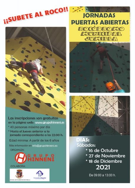 La Concejalía de Deportes y Grupo Hinneni organizan tres jornadas de puertas abiertas en el Rocódromo - 1, Foto 1