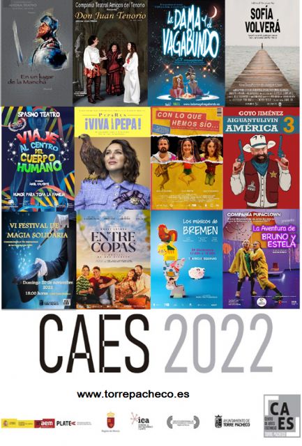Musicales, teatro, cine, magia para disfrutar en el CAES de Torre Pacheco en los próximos meses - 1, Foto 1