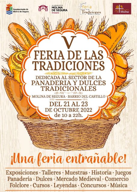 Molina de Segura celebra una nueva edición de la Feria de las Tradiciones, dedicada al sector de la panadería y los dulces tradicionales - 3, Foto 3