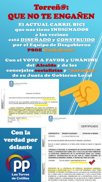 Un carril bici que indigna a los vecinos de Las Torres de Cotillas y además se rompe a pedazos - 4, Foto 4