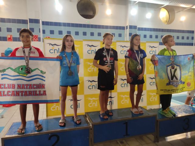 El Club Natación Águilas consigue varias medallas en el XIV Trofeo Ciudad de Lorca - 1, Foto 1