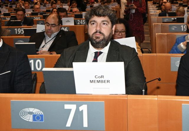 López Miras anuncia en Bruselas un refuerzo de las inversiones de 30 millones para obras hidráulicas contra las inundaciones - 1, Foto 1