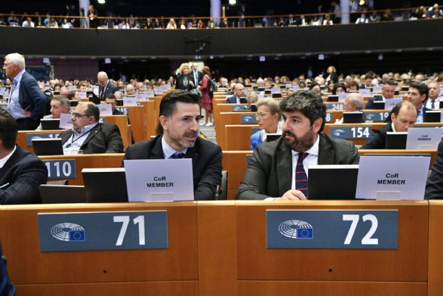 López Miras anuncia en Bruselas un refuerzo de las inversiones de 30 millones para obras hidráulicas contra las inundaciones - 2, Foto 2