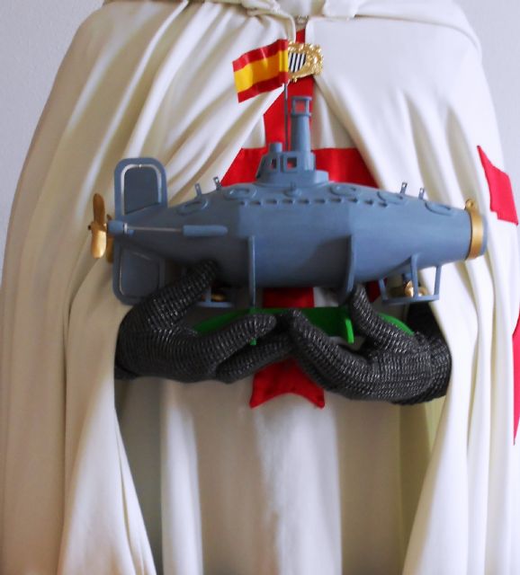 La maqueta del submarino Peral, construida por un preso en la cárcel de Campos del Río,  recalará en el Museu Maritim de Barcelona - 1, Foto 1