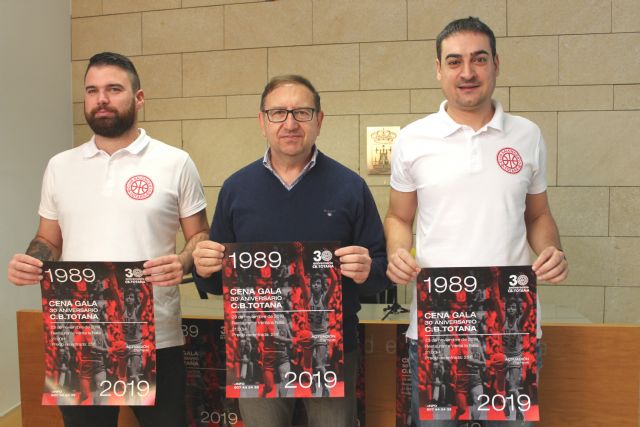 El Club Baloncesto Totana celebra el próximo 23 de noviembre la Cena-Gala del 30 aniversario de su fundación, Foto 1