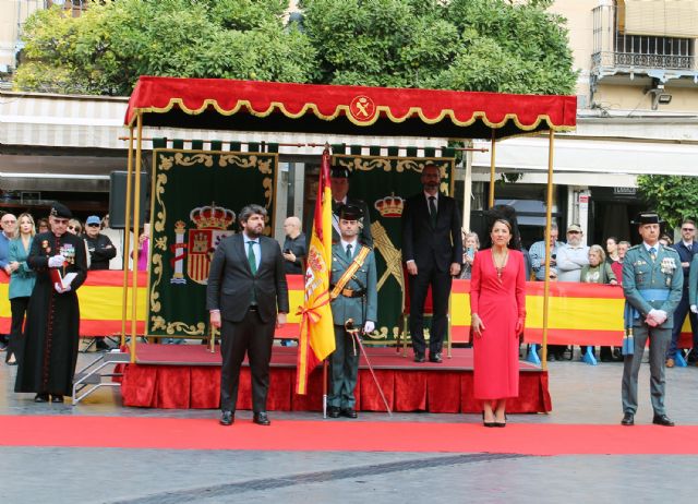 La Guardia Civil de la Región de Murcia celebra el acto de entrega de la ense&ntilde;a nacional, en su modalidad de bandera - 2, Foto 2