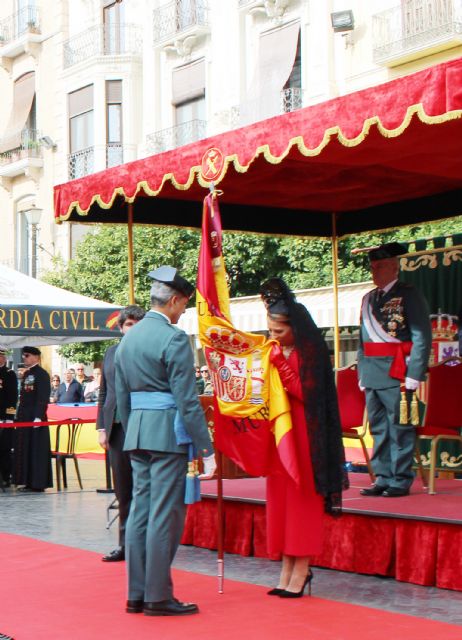 La Guardia Civil de la Región de Murcia celebra el acto de entrega de la ense&ntilde;a nacional, en su modalidad de bandera - 4, Foto 4