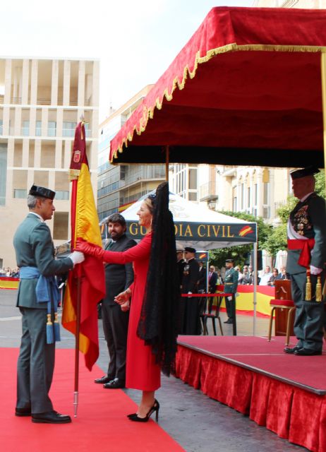La Guardia Civil de la Región de Murcia celebra el acto de entrega de la ense&ntilde;a nacional, en su modalidad de bandera - 5, Foto 5