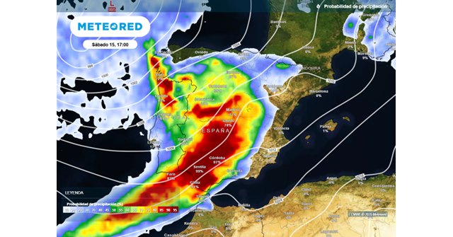 La borrasca Claudia se queda el fin de semana: Meteored avisa de lluvias persistentes y bajón de temperaturas - 1, Foto 1