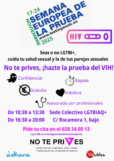 No Te Prives organiza su segunda Semana Europea de la Prueba del VIH - 2, Foto 2