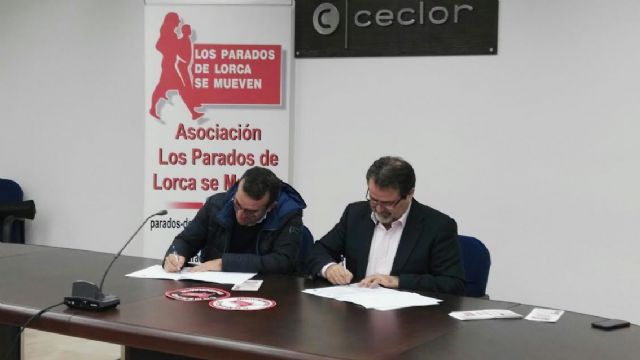 Asoc. ”Los Parados de Lorca de mueven” firma un convenio de Colaboración con Unión Comarcal de Comerciantes de Lorca - 1, Foto 1