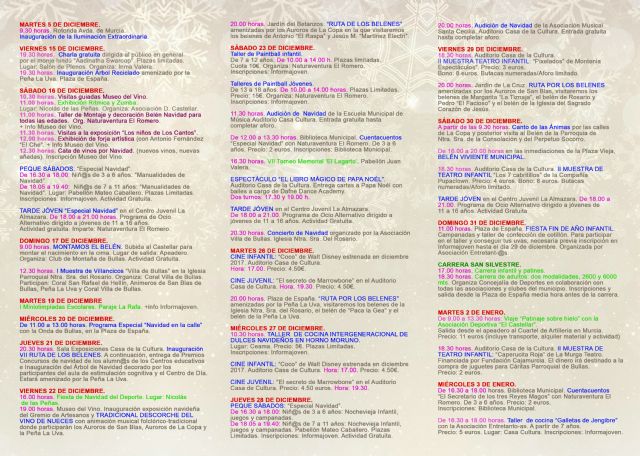 El Concejal de Cultura y Festejos, Antonio José Espín, ha presentado la programación de Navidad 2017/2018, destinada para el disfrute de todos los públicos - 1, Foto 1
