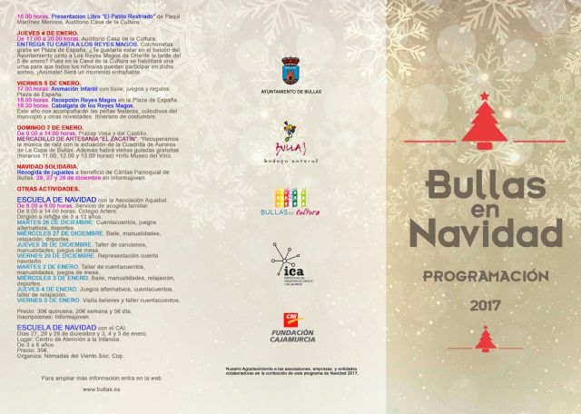 El Concejal de Cultura y Festejos, Antonio José Espín, ha presentado la programación de Navidad 2017/2018, destinada para el disfrute de todos los públicos - 2, Foto 2