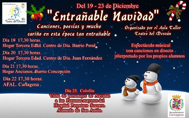Teatro del Desvan ofrece a los mayores una Entrañable Navidad - 1, Foto 1