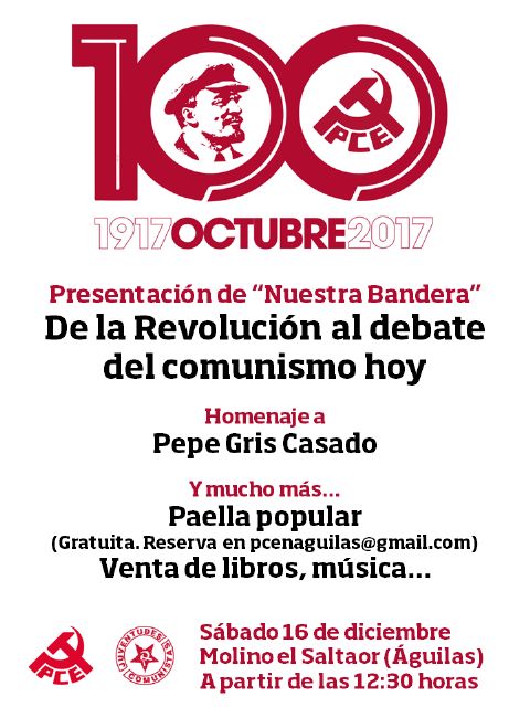 El Partido Comunista celebrará este fin de semana en águilas un importante acto público - 1, Foto 1