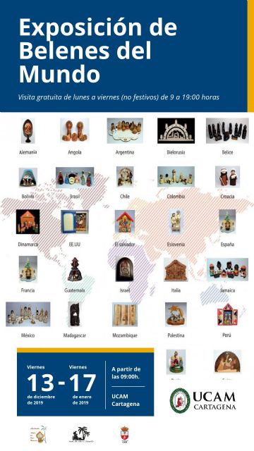 La UCAM de Cartagena acoge una exposición de 73 belenes de los cinco continentes - 1, Foto 1
