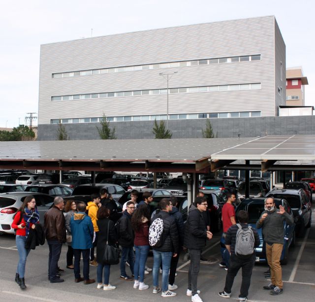 La UMU muestra sus instalaciones de energías renovables a estudiantes de Química en el marco de ODSesiones - 2, Foto 2