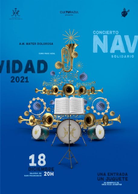 El 'Encendido de Navidad' del Paso Azul tendrá lugar el jueves, 16 de diciembre, con la inauguración del árbol, el Belén y la actuación de La Peña de La Jarapa - 2, Foto 2