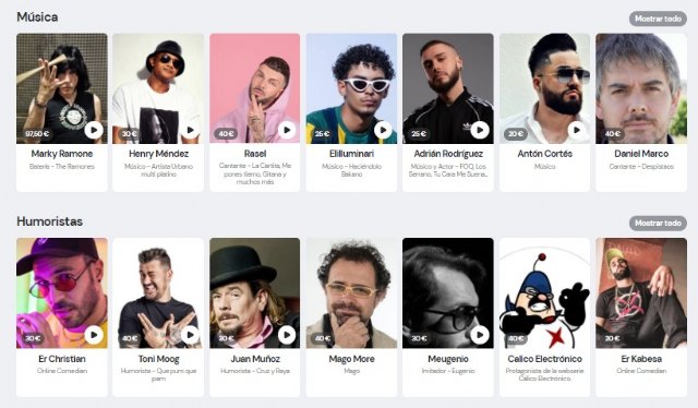 Memmo, la plataforma donde famosos nacionales e internacionales te permitirán sorprender a amigos y familiares estas Navidades - 2, Foto 2