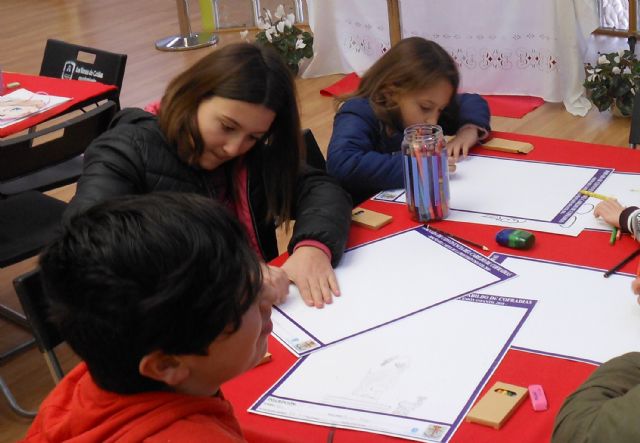 Los niños torreños dibujan el cartel de la procesión infantil de la Semana Santa - 3, Foto 3