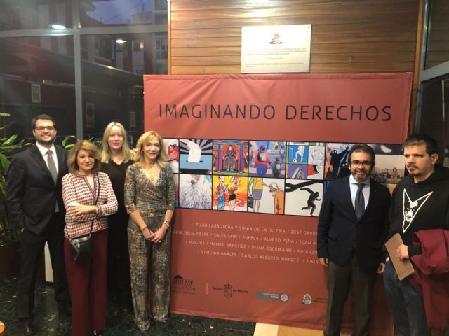 La exposición de dibujantes sobre los derechos humanos llega al Colegio de Abogados de Murcia - 1, Foto 1