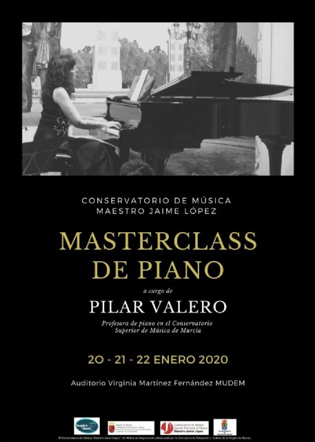 El Conservatorio Profesional de Música Maestro Jaime López de Molina de Segura organiza una master class de piano los días 20, 21 y 22 de enero - 1, Foto 1