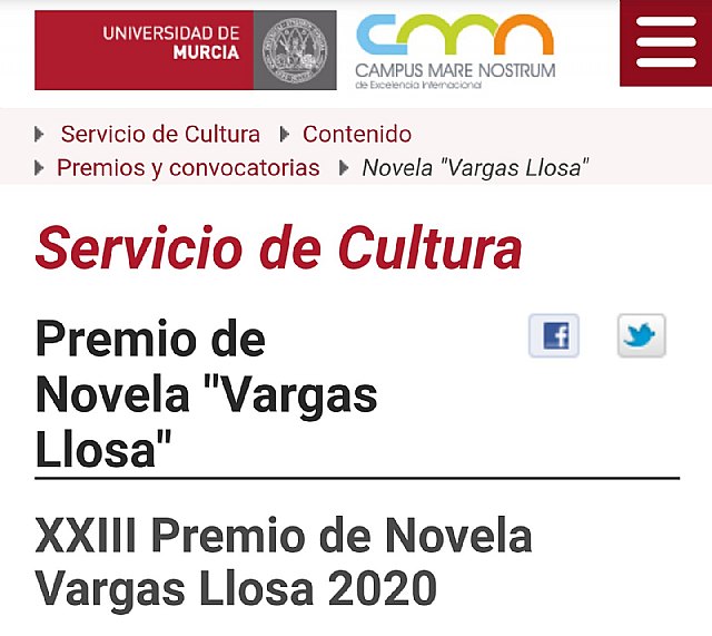 Arranca la edición XXV del premio Vargas Llosa de novela - 1, Foto 1