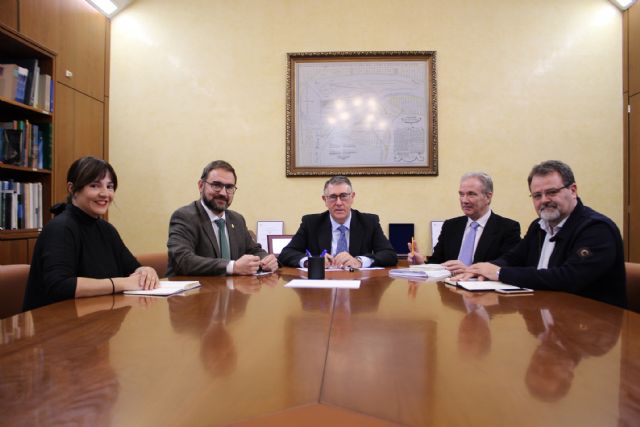 Mario Urrea mantiene un encuentro de trabajo con el alcalde de Lorca, Diego José Mateos - 1, Foto 1