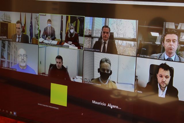 Martínez Vidal se reúne con los colegios profesionales de la Región para diseñar las ayudas de 2021 - 2, Foto 2