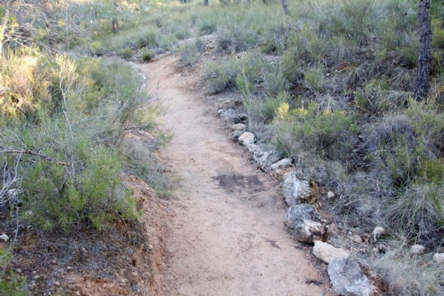 Los consejos comarcales trabajan en el mantenimiento de los senderos tradicionales de La Muela, Foto 2