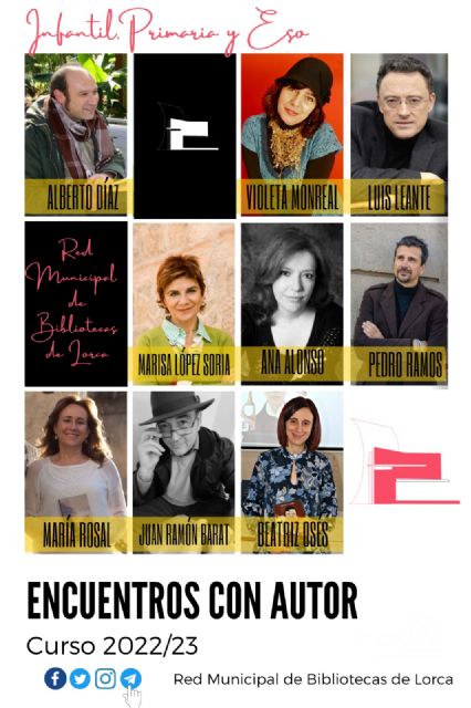 La Red Municipal de Bibliotecas organiza una nueva edición de los tradicionales 'Encuentros con autor' para escolares lorquinos de enero a marzo - 1, Foto 1