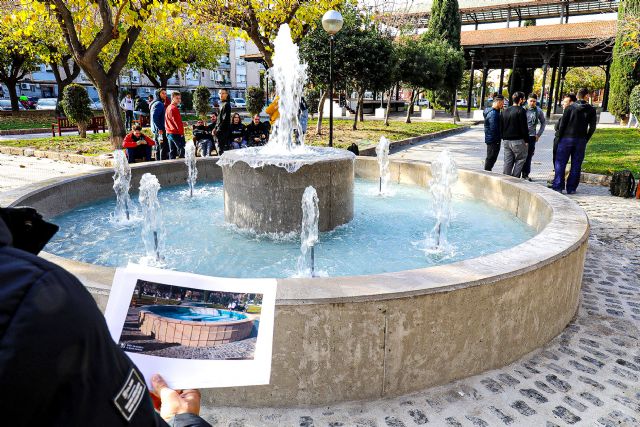 Ainhoa Sánchez visita la remodelada fuente ornamental del jardín de San Basilio - 3, Foto 3