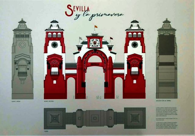 El Pabellón de Chile de 1929 Inspira la Portada de la Feria de Abril de Sevilla en su Nueva Edición - 1, Foto 1