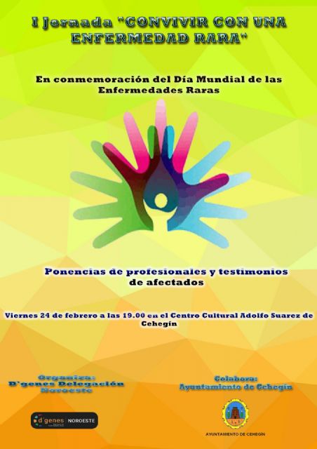 La Asociación D´genes celebrará la I Jornada Convivir con una enfermedad rara el próximo 24 de febrero - 1, Foto 1