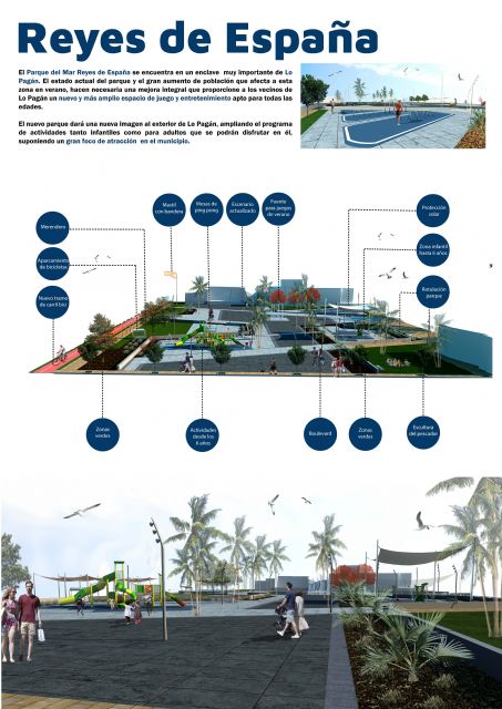 Lo Pagán contará este verano con un renovado parque del Mar y un acceso peatonal al paseo marítimo - 5, Foto 5