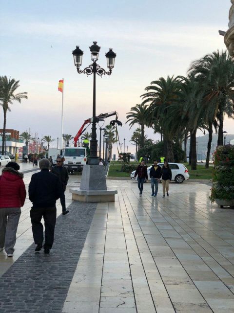MC: Castejón y Arroyo abandonan los parques y jardines del municipio mientras ´decoran´ el centro con flores que se les caen - 3, Foto 3