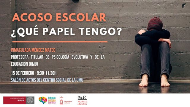 Arranca la primera charla divulgativa de la UMU y el Ayuntamiento de Murcia sobre el acoso escolar - 1, Foto 1