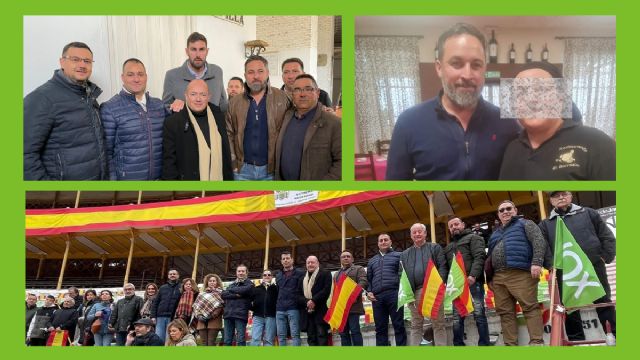 Representantes de VOX Cieza acuden al gran acto del partido en la Plaza de Toros de Murcia - 1, Foto 1