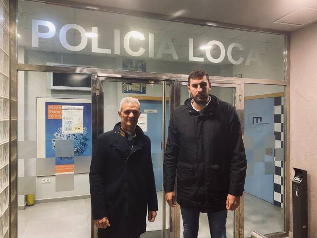 José Ángel Antelo visita Totana y reivindica más seguridad junto a Marcos Cano, Foto 1