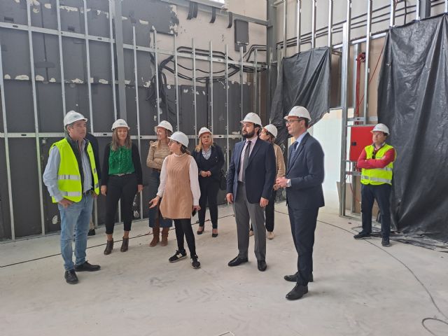 Las obras del nuevo pabellón de Primaria del colegio Rey Juan Carlos I de La Unión finalizarán el próximo mes - 2, Foto 2