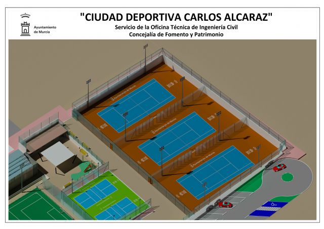 La Ciudad del Tenis de Carlos Alcaraz de El Palmar arranca con la aprobación del proyecto de las obras por más de un millón de euros - 4, Foto 4
